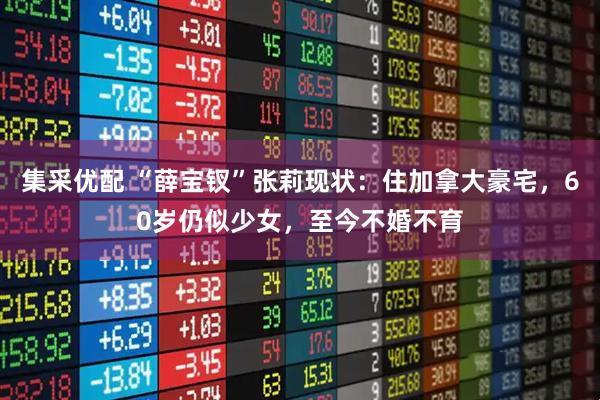 集采优配 “薛宝钗”张莉现状：住加拿大豪宅，60岁仍似少女，至今不婚不育